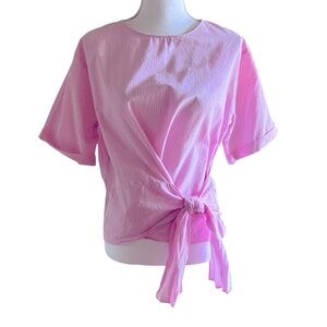 Banana Republic Pink & White Top